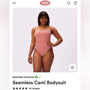 New! Never removed from shipping package. Cami/thong style bodysuit from Parade